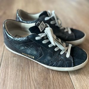 Golden Goose , black super star size 37